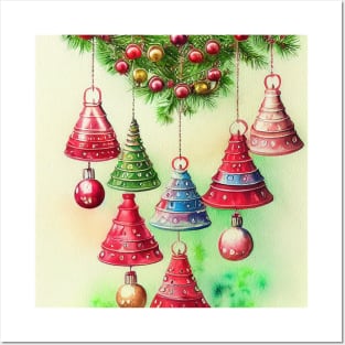 Christmas bells Posters and Art